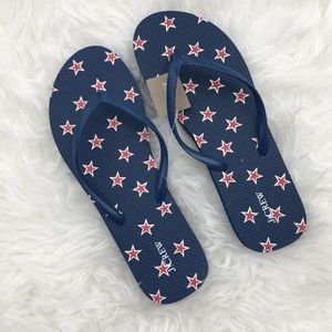 J. Crew Star Flip Flops